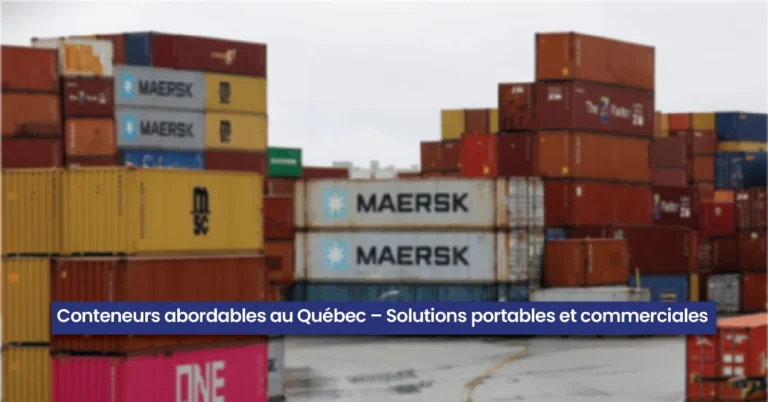  Conteneurs de Rangement Abordables au Québec