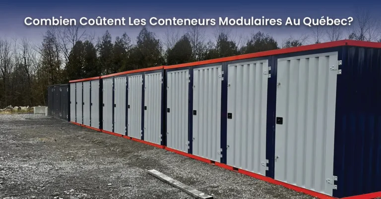 Conteneurs Modulaires Au Québec?