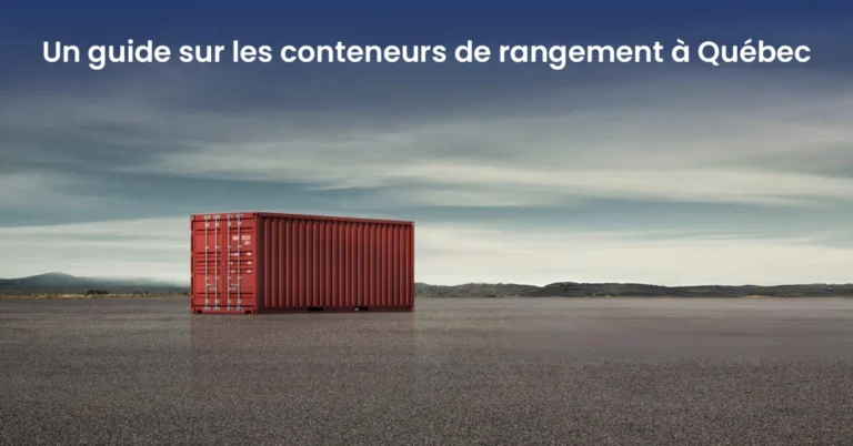 conteneurs de rangement à Québec